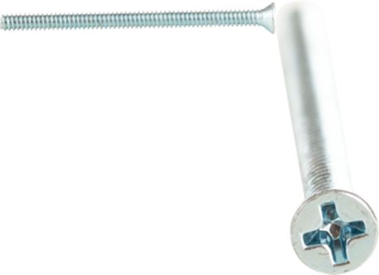 MINERALLAC Minerallac 50133J 6-32 X 2 in Flat Head Phillips Machine Screw