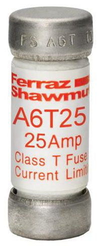 MERIT BRASS Merit Brass A6T25 Class T Fuse 25A 600V
