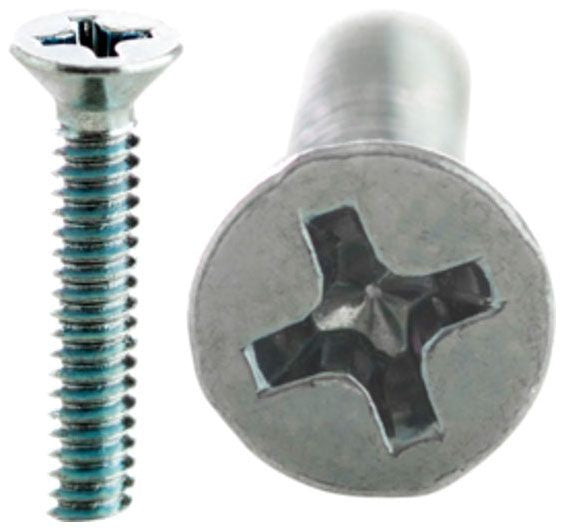 MINERALLAC Minerallac 50125J 6-32x1-1/2 Flat Head Phillips Machine Screw