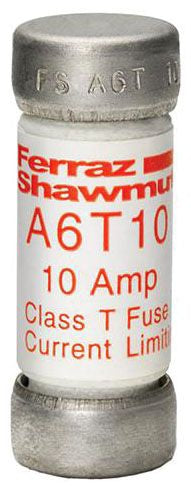MERIT BRASS Merit Brass A6T10 Class T Fuse 600V 10 Pack