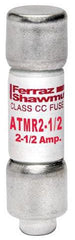 MERSEN Mersen ATMR2-1/2 Midget Fuse 600V Cc 2.5 Amp