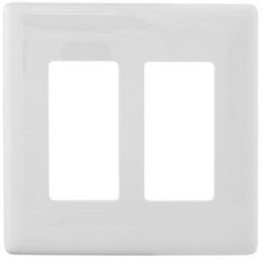HUBBELL Hubbell NPS262W 2-gang Snap-on Wallplate