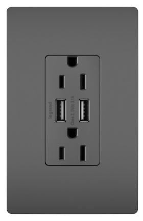LEGRAND Legrand TM826USBLA Outlet with Usb Charging