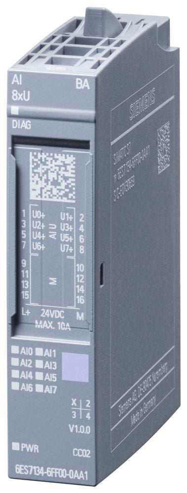 SIEMENS Siemens 6ES71346FF000AA1 Et 200SP Analog Input Module
