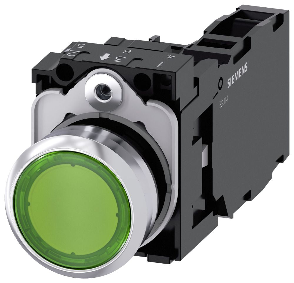 SIEMENS Siemens 3SU11530AB401FA0 Illuminated Pushbutton