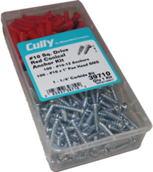 MINERALLAC Minerallac 39820 Combo Anchor Kit 10 Piece