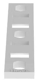 PANDUIT Panduit MTP2S-E10-C Multi-tie Plate Bulk Pack