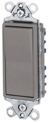 HUBBELL Hubbell 9803GRY 15A 120/277V 3-way Toggle Switch