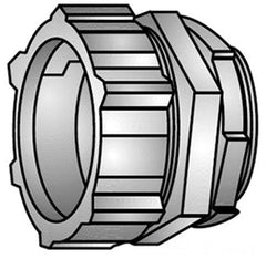 APPLETON Appleton 31-400 Malleable Iron Compression Conduit Connector 4 in