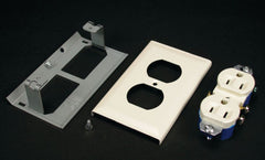 WIREMOLD Wiremold G3043GE Grounded Duplex Outlet
