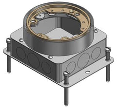 ABB Abb 68S Floor Box 4-11/16 Inch 1-1/2 Inch Deep Steel