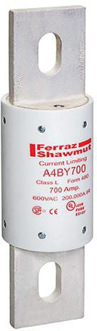 MERIT BRASS Merit Brass A4BY700 600V Class L Fuse