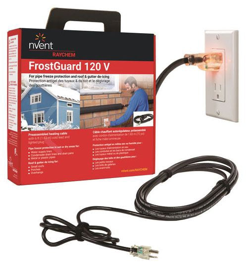 RAYPAK Raypak FG1-50P Raychem Frostgard Freeze Protection Cable