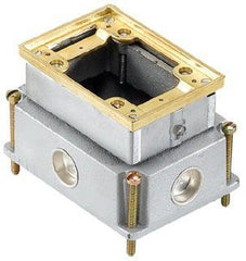 ABB Abb 641 1-gang Adjustable Floor Box Steel City