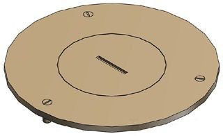 ABB Abb P602 Floor Plate with Plug Steel City