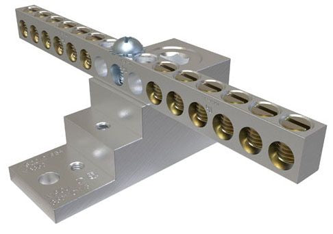 ILSCO Ilsco NB-350-12 Neutral Tap Bar 12 Circuit