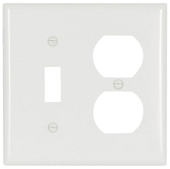 EATON Eaton 2138W-BOX 2-gang Switch Duplex Receptacle Wall Plate
