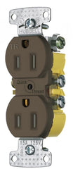 HUBBELL Hubbell RR15QTR Duplex Receptacle 15A 125V