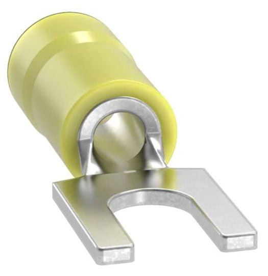 PANDUIT Panduit EV10-8FB-Q Insulated Vinyl Fork Terminal