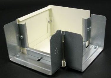 WIREMOLD Wiremold V6011TX Steel Combination Flat Elbow