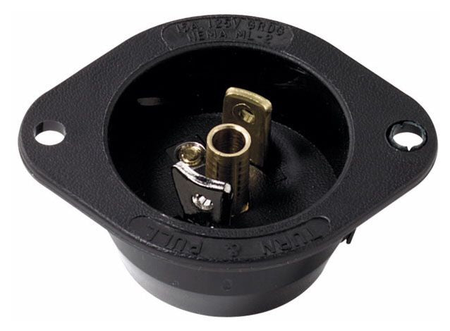 EATON Eaton 7595N Locking Flanged Inlet Non-metallic ML2-P