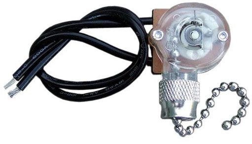 MOROSO Moroso 70020 Nickel Pull Chain on Off Switch