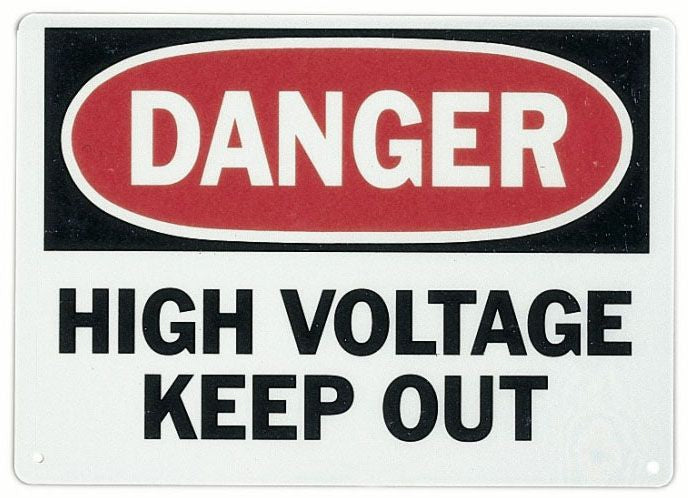 IDEAL Ideal 44-880 Fiberglass Safety Sign