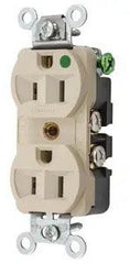 HUBBELL Hubbell HBL8200HI Straight Blade Receptacle 15A 125V