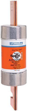 MERIT BRASS Merit Brass A2D225R 250V RK1 Time-delay Fuse 225A