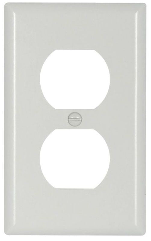 EATON Eaton 2132W-BOX Single Gang White Duplex Receptacle
