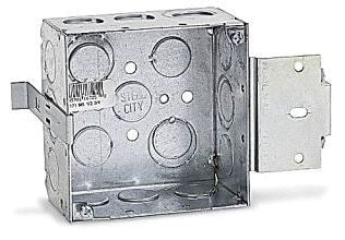 ABB Abb 72171MS1/23/4 Square Box Mud Ring Steel City