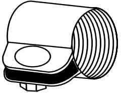 APPLETON Appleton SSP-50 1/2 Inch Split Coupling Conduit Fitting