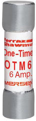 MERSEN Mersen OTM6 250V Midget Fuse 6 Amp 10 Pack