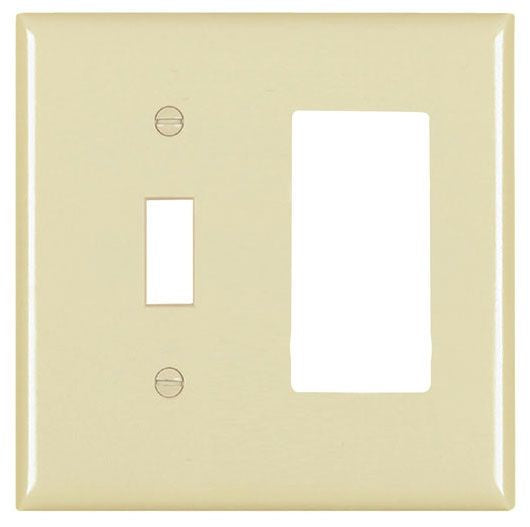 LEGRAND Legrand TP126-GRY 2-gang Switch Gfci Wallplate Gray