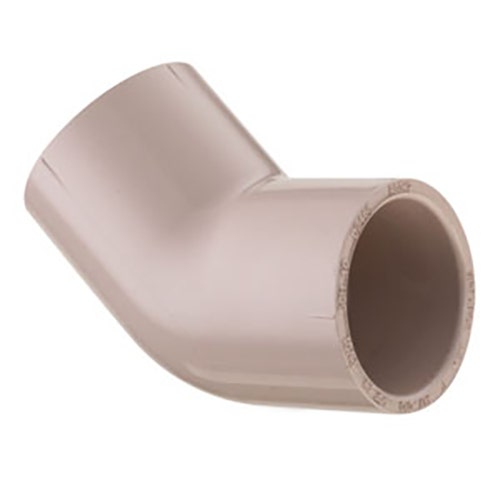 LESSO Lesso UV417-012 Sch 40 Pvc 45 Elbow 1-1/4 in Sxs
