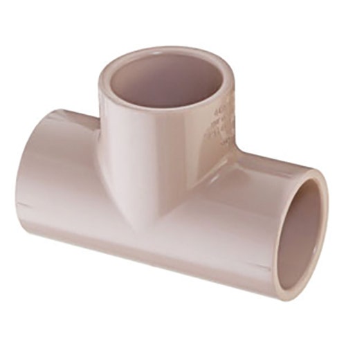 LESSO Lesso UV401-010 Sch 40 Pvc Tee 1 Inch Uv Resistant