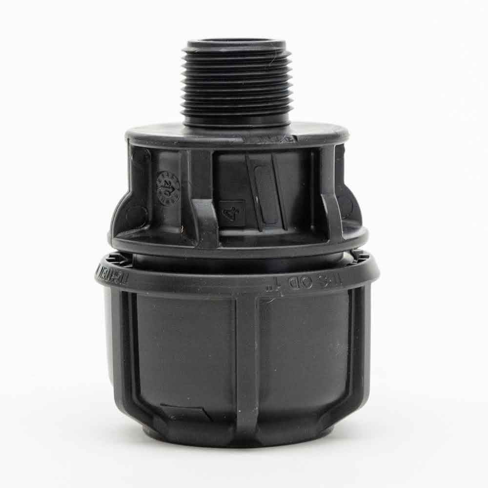 HARCO Harco 75-33066 Hdpe Compression Male Adapter 1.5 in Ips