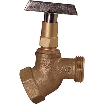 AQUALINE Aqualine HB-075FL 3/4 Inch Fipt Brass Hose Bib with Key