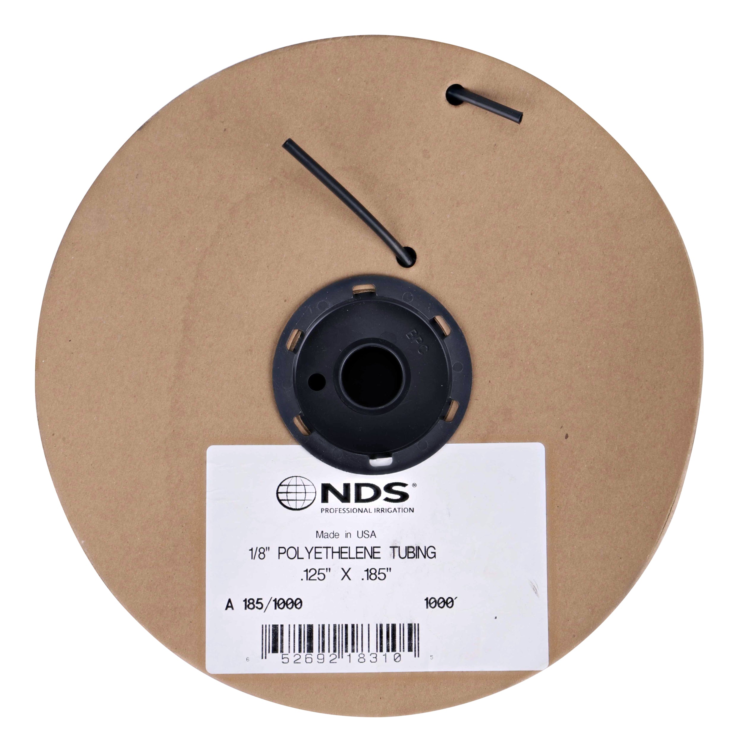NDS Nds a 185/1000 Polyethylene Drip Tubing 0.185 in Od 1000 Ft