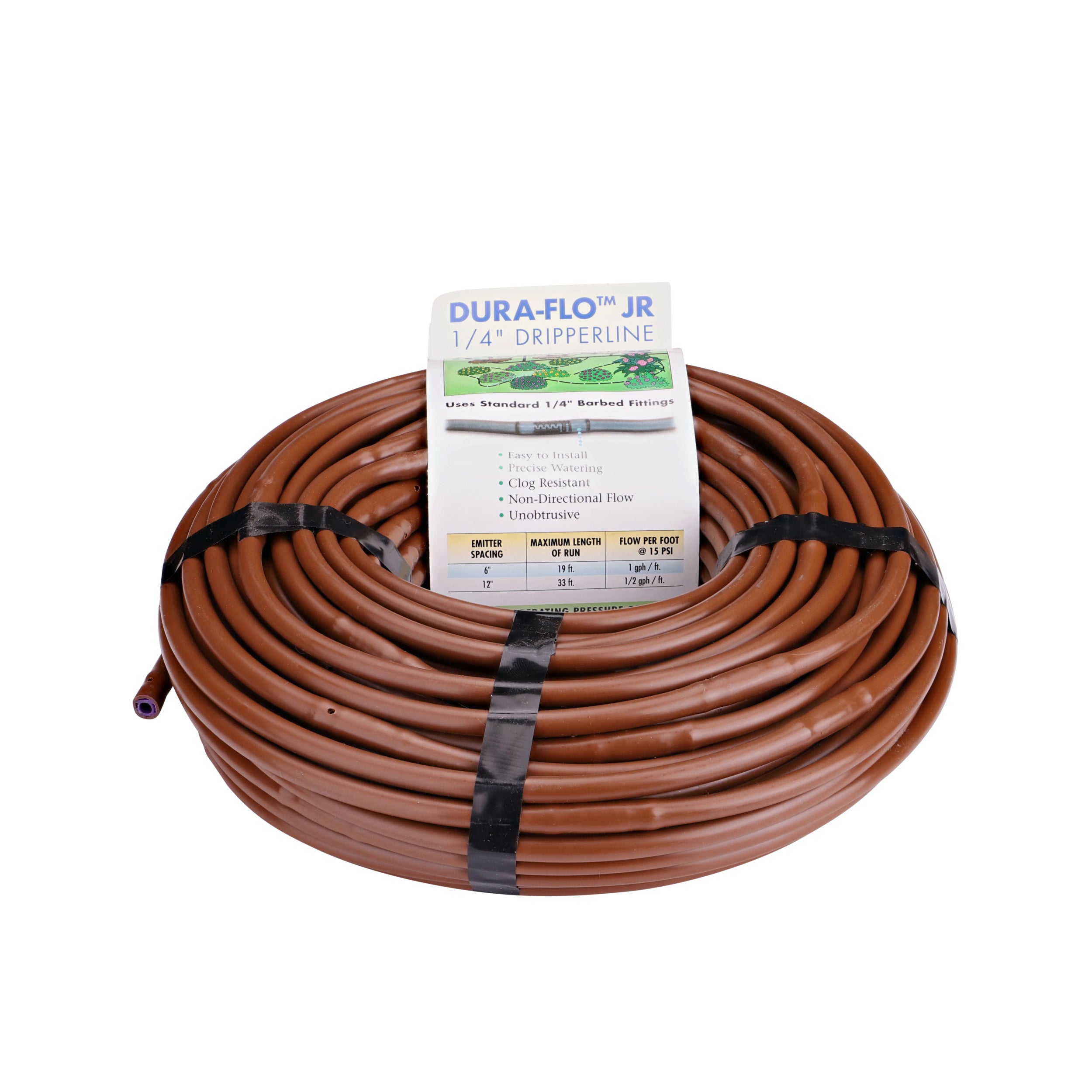 NDS Nds SFJR-BR-12-01 Mini-drip Emitter 0.5 Gph Brown 100 Ft
