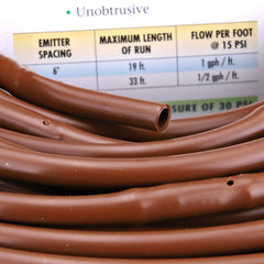 NDS Nds SFJR-BR-12-01 Mini-drip Emitter 0.5 Gph Brown 100 Ft