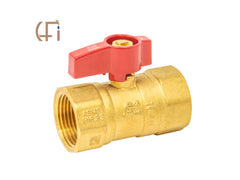 AQUALINE Aqualine GBV-100F Brass Gas Cock 1 Inch Threaded