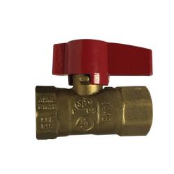 AQUALINE Aqualine GBV-075F Brass Gas Cock 0.75 Inch Threaded