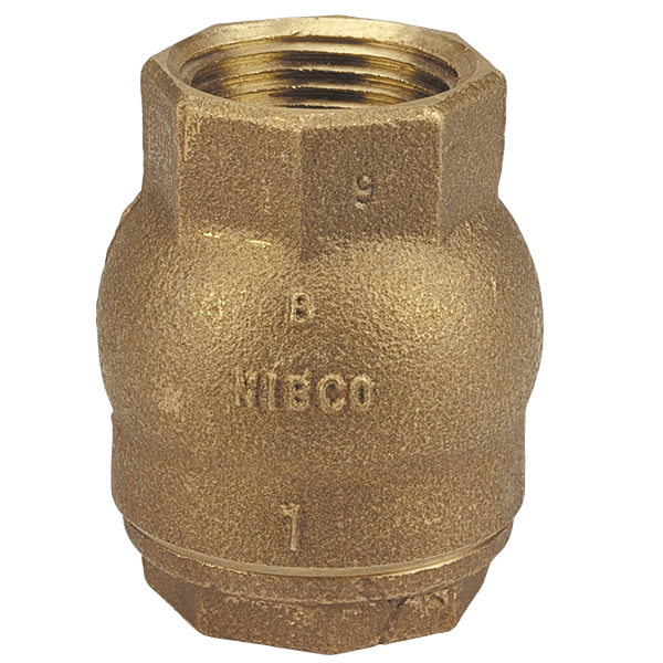 AQUALINE Aqualine CVI-050LF Brass Spring Check Valve 0.5 in