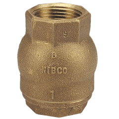AQUALINE Aqualine CVI-050LF Brass Spring Check Valve 0.5 in