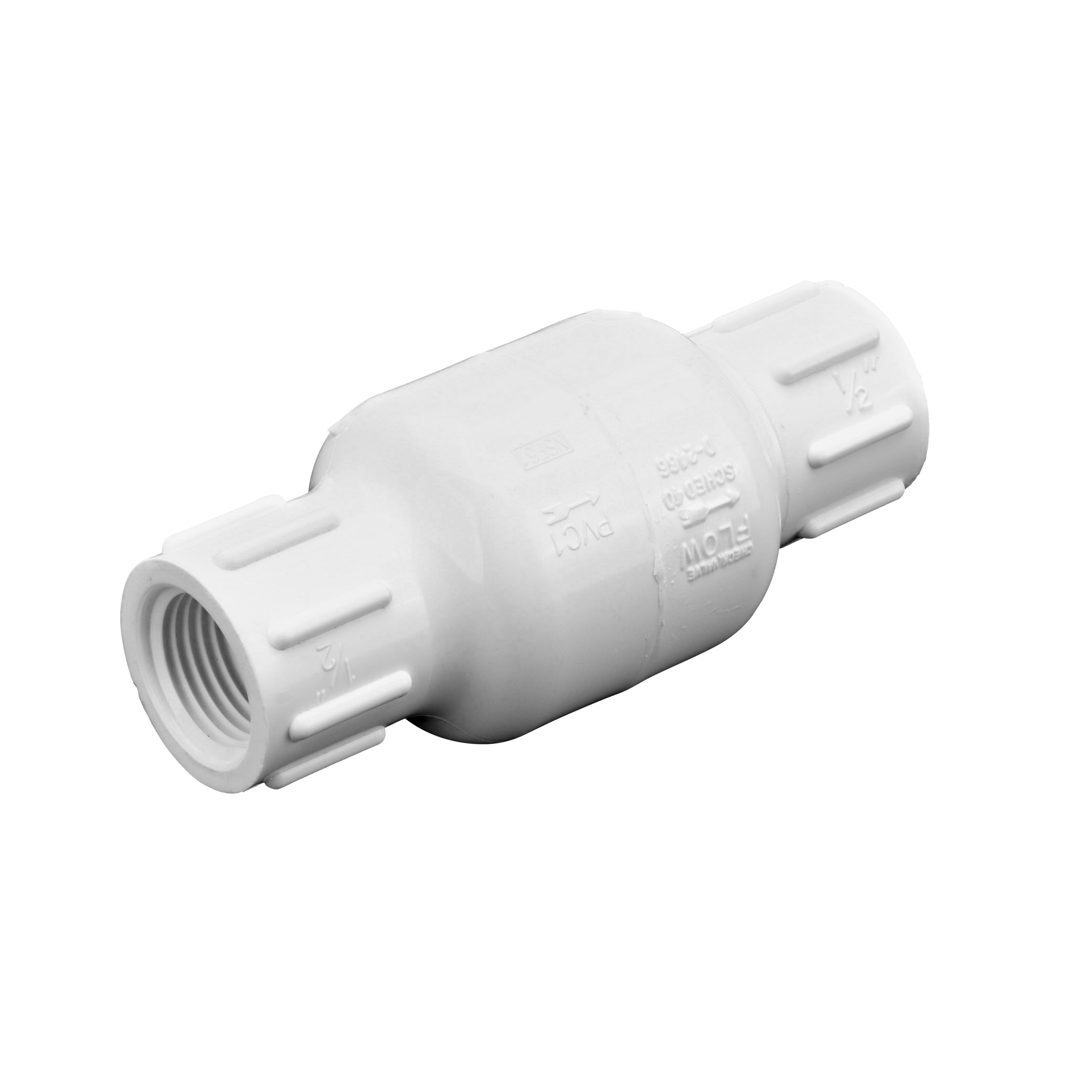 NDS Nds 1205-05 Pvc Spring Check Valve 0.5in Txt