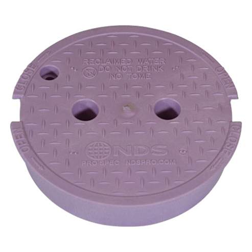 NDS Nds 311CR 10 Inch Round Purple Reclaimed Lid
