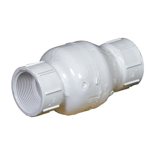 NDS Nds 1205-07 Pvc Spring Check Valve 0.75in Txt