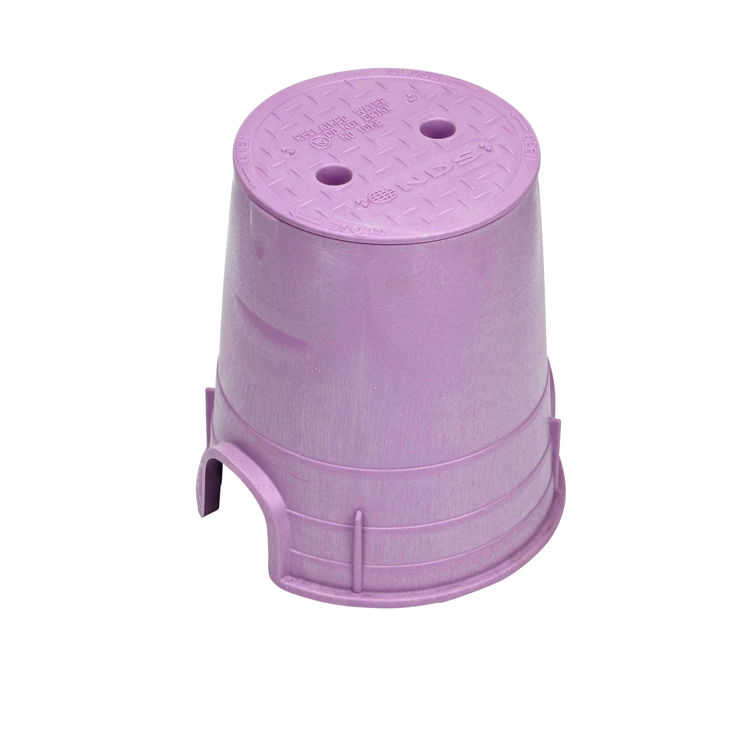 NDS Nds 107PBCR 7 Inch Round Purple Valve Box