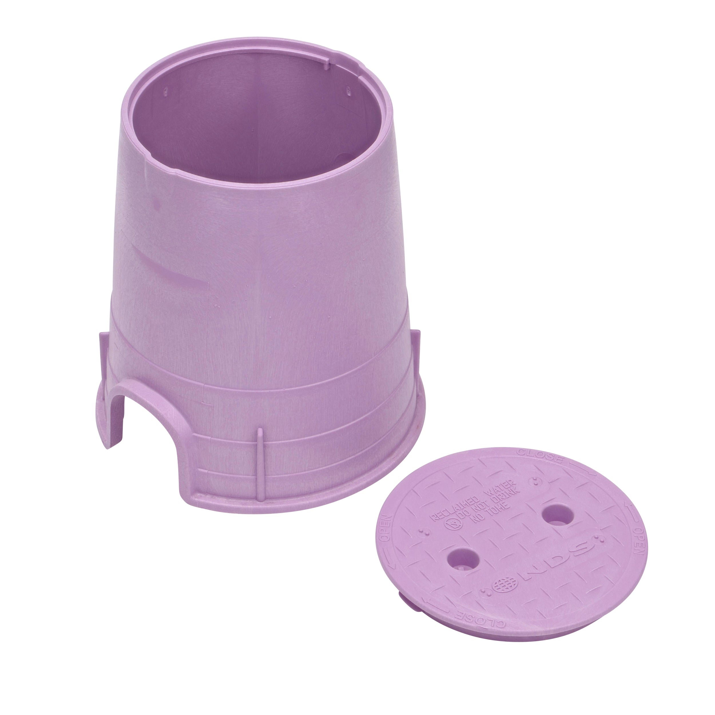 NDS Nds 107PBCR 7 Inch Round Purple Valve Box